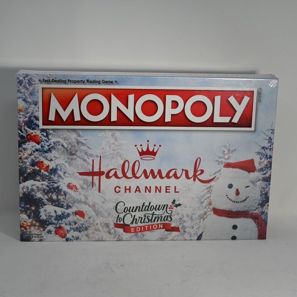 Monopoly Hallmark Countdown to Christmas Board Game Sealed Holiday Edition